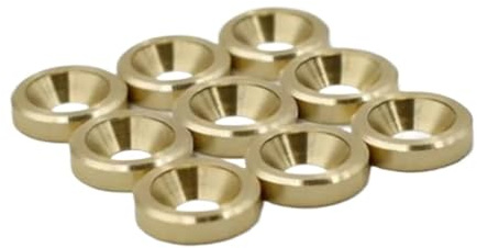 HEXHUASR 5–10 Stück M3 M4 M5 M6 M8 Messing Senkkopf Unterlegscheibe Dichtung(M4 10pcs)