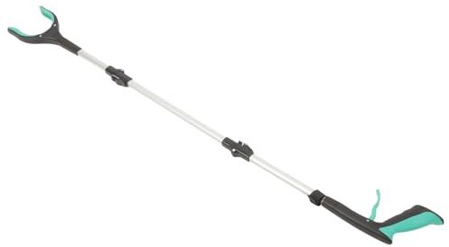 Gadpiparty Pinza Raccogli Rifiuti Pieghevole in Lega di Alluminio e PP Strumento Leggero per Anziani e Disabili Presa Forte per Oggetti Difficili da Raggiungere in Casa e Giardino