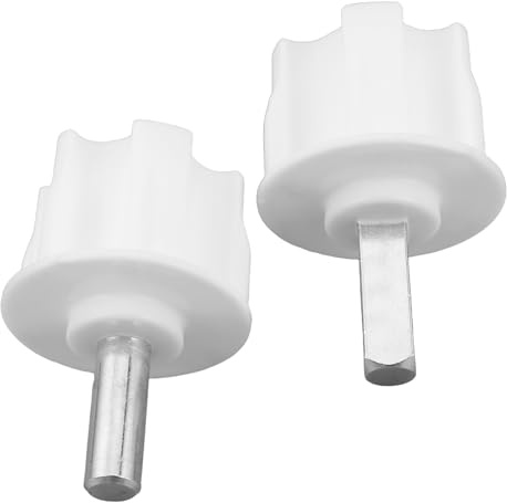 Toyvian 2 Stück Aluminium Markisenadapter 65mm Rohrmotor Gelenkverbinder für Pavillon Zubehör Selbstgemacht Ersatzteile für Faltpavillons und Sonnenschutzsysteme