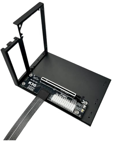 Akfldms Adaptador Externo para Tarjeta Gráfica PCIe 5.0 X4 M2 para Portátil, Cable de Extensión EGPU, Base para Tarjeta Gráfica Externa con Soporte.