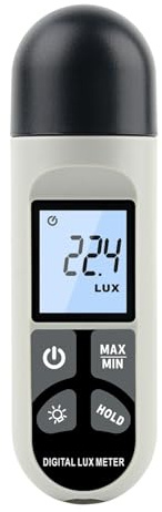 Luxmeter 0,1~200.000 Lux Lichtmesser Taschenluxometer Illuminometer Lux/Fc Photometer Umwelttester HochpräZise Messung