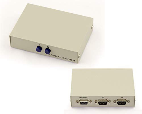 KALEA-INFORMATIQUE Boitier de partage Série RS232 Switch RS-232 2 ports. Réversible, 2 entrées vers 1 sortie OU 1 entrée vers 2 sorties