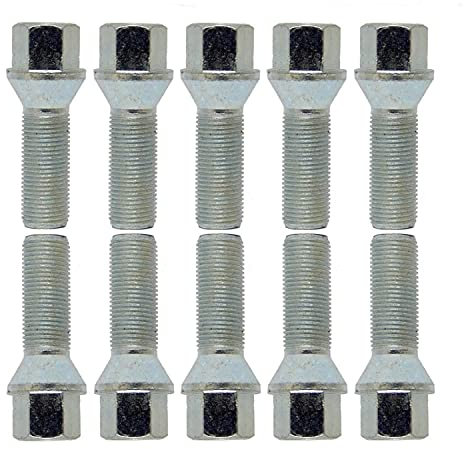 10x Radschrauben Radbolzen Kegelbund M12x1,25 26mm kompatibel mit Alfa Romeo 145 146 147 155 156 164 166 156 Sportwagon 4C 4C Spide