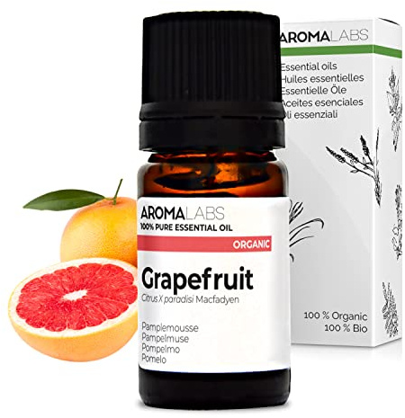 Pompelmo BIO (Citrus paradisi) - 5 mL - Olio Essenziale Chemiotipizzato e Certificato AB - Aroma Labs - Made in France