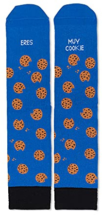 UO Calcetines divertidos con mensaje Me pones los pelillos de Punta. Regalo lleno de Amor. Multicolor, Unisex Adulto. Talla 42-46.