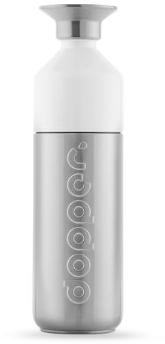 Dopper Steel Trinkflasche 1.1L - Edelstahl Trinkflasche - BPA freie Flasche, 18/8 Edelstahl, Auslaufsicher - Sportflasche für Sport, Outdoor & Büro