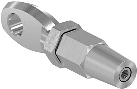 STEINBACHER© | terminale ad occhiello in acciaio inox per cavo Ø4mm, V4A
