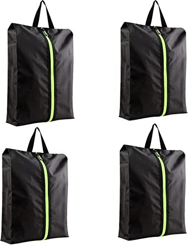 BouGPeng 4 Stück Schuhbeutel Schuh Organizer zum Aufhängen Schuhorganizer Schuhtasche mit Reißverschluss Organizer Schuhtasche Reise Schuhe Urlaub Shoebag Tasche für Männer und Frauen