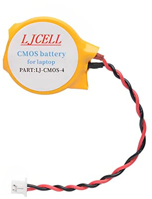LJCELL CMOS Battery for Dell Latitude E5440 E5450 E6440 E6420 E7440 E7240,CMOS battery for Dell AlienWare M11x R1 R2 Area-51 M9700 M9750 laptop BIOS RTC CR2032 Battery with 2 Wire Cable and connector.