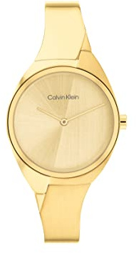 Calvin Klein Analoge Quarzuhr für Damen Charming Kollektion mit Edelstahlarmband