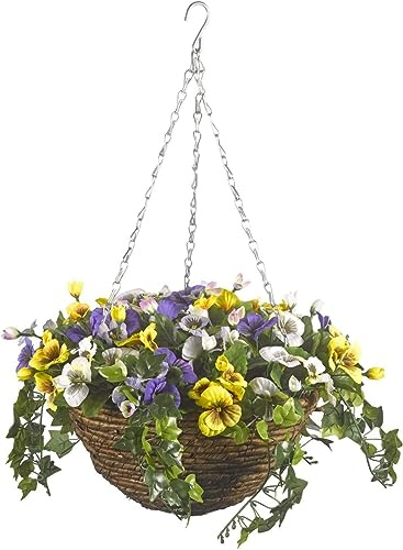 YSAMAX 18-inch Hanging Basket Chain For Planters, Garden Flowerpot Wire Plant Holder, Indoor and Outdoor, Weather Resistance, Decorative Element, Strong And Durable - Set of 2