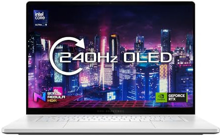 ASUS ROG Zephyrus M16 OLED 16.0 WQXGA 500nits 240Hz Gaming Laptop (Intel Core Ultra 9-185H, NVIDIA GeForce RTX 4080, 32GB RAM, 2TB PCIe SSD, Windows 11)