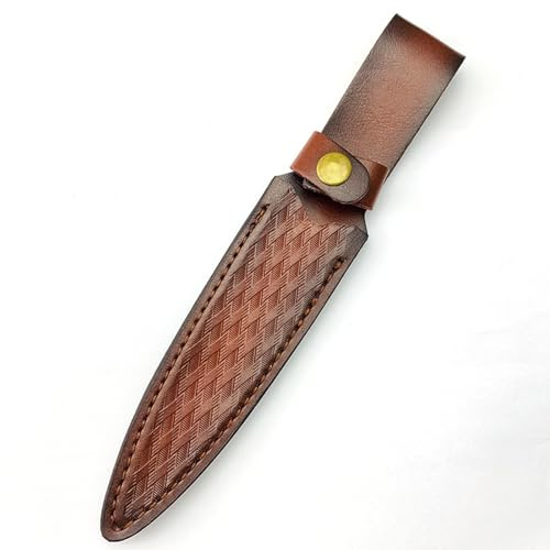 Messerscheide,Leder Messerholster,Gürtelschnalle Messerscheide,Lederscheide Messertasche Fixed Blade Messer Scheide,EDC Gürtel Taschenmesser Scheide für Mann,EDC Werkzeuge Messer Holster,Braun