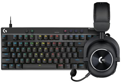 Logitech G G PRO TKL RAPID Keyboard (US INTL Layout - Linear) + G PRO X SUPERLIGHT 2 Gaming Mouse EWR2 - Black
