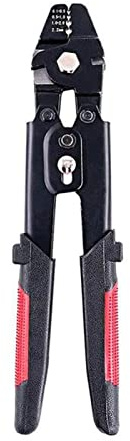 USRUTIUD Needle Nose Pliers 150pcs/set Wire Rope Crimper Fishing Crimping Pliers Hand Tools Set Double Barrel Ferrule Crimping Loop Sleeve Kit Aluminum Pliers(A Packing)