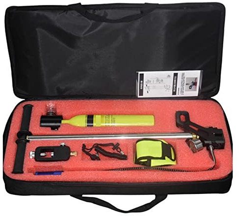 NGBFF Tauchflasche, Unterwasser-Rebreather, Tieftauchausrüstung, Künstliches Tauchen, Künstlicher Fisch, Kiemen, Schwimmen, Kleiner Zylinder, Luft-Sauerstoff-Tank-Set,zum Tauchen/Bootsreinigung
