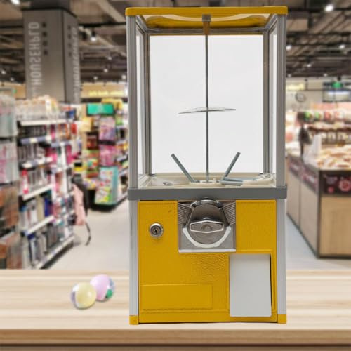 Distributore Caramelle A Monete, Distributore Di Dolciumi Yellow-26*29*53cm