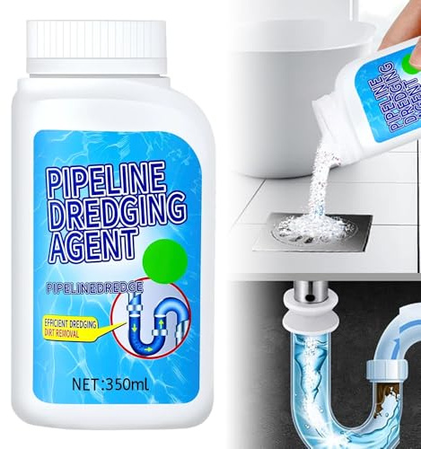 Toilettenreiniger Extrem Stark, 2025 Neu 350g Rohrreiniger Abflussreiniger WC Reiniger, Toilet Cleaner Kloreiniger Extra Stark Reinigungsmittel für Küche und Bad (1)