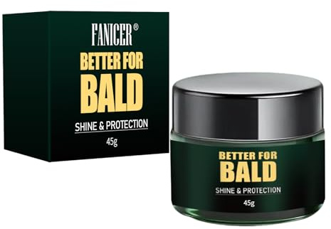 45ml Mattierende Glatzencreme, Premium-Pflege für Glatzenträger