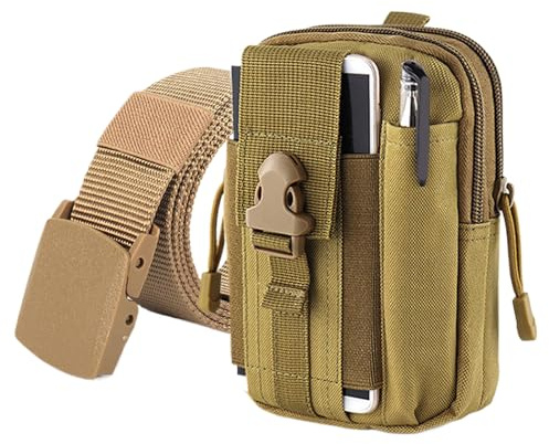 Bauchtaschen,Outdoor Hüftgürtel Handytasche | wasserdichte Große Fassungsvermögen Handyhülle Geldbörse Tasche Gadget Halter Mit Gürtel Für Damen Herren