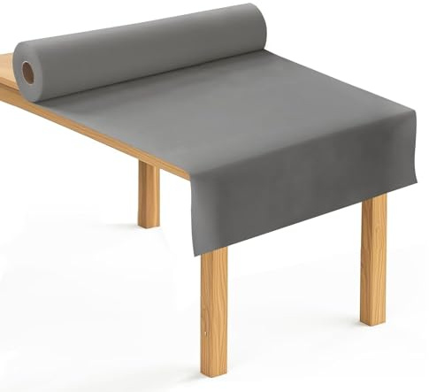 Tischdeckenrolle 1,1x30m, Grau, Einweg Stoffähnlich, Tischdecke, Party & Deko, Vlies Meterware, Papiertischdecke Rolle, Flexibel Zuschneidbar, Platzsparend Für Bankettfeiern Eventdekoration