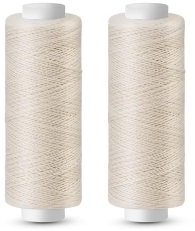 Nähgarn, 2 Stück 200 yards Beige Polyester Garn, Nähgarn für Nähmaschine | Nähgarn für Nähmaschine, Nähgarn für Nähmaschine Beige, Garn Beige für Nähmaschinen, Handnähen und Sticken