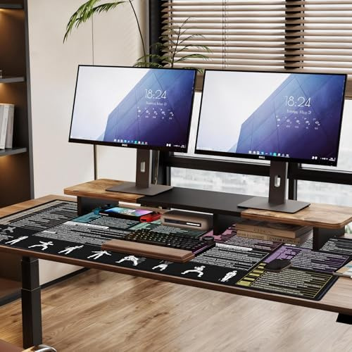 DAWNTREES 120X60cm Excel Mauspad Deutsch,Tastenkombinationen | Schreibtischunterlage für Office,Groß Gaming Mouse Pad XXXL, Praktisches Bürozubehör