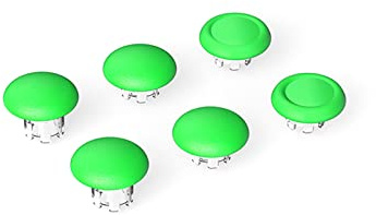 Juego de 6 tapas de agarre suave para joystick para control de juegos de borde, juego de 6 piezas