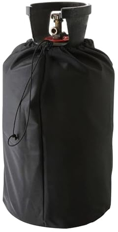 Eujgoov Gas Tank Cover, Heavy Duty 210D Oxford Cloth Outdoor with Drawstrings, Gas Bottle Storage for Yard and Garden