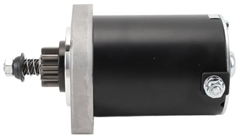 Qqmora Elektrischer Rasenmäher-Motor, Hohe Torsion, Wasserdicht, 10 Zähne, Anlasser, Ersatz für Cub Cadet Traktor LTX 1046, LTX 1050, RZT 46, RZT50, RZT 54, ZForce 48, 54, 60