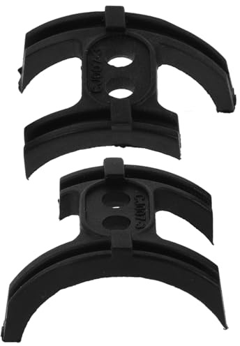 ifundom Guida per Cavi Bici in Plastica Antifrizione con Staffe e Viti, Accessori per Movimento Centrale Bici da Strada e Mountain Bike, Gestione Cavi per Manutenzione Ciclismo, Set 2
