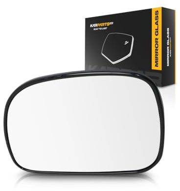 For Dodge Caravan/Grand Caravan 1996-2007 Mirror Glass Passenger Side | Non-Heated | w/Backing Plate | Replacement For 4798902AB | CH1325112