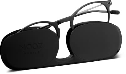 Nooz Lesebrille - Farbe Schwarz Korrektur +1.50 - Runde Form - Lupenbrille für Männer und Damen - Modell Cruz Sammlung Essential