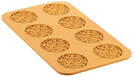 Silikomart Naturae ERBETTA 43 Stampo in Silicone 8 cavità Foglioline
