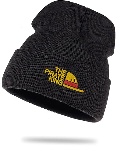 Ruffy Hat Strickmütze Luffy Monkey D. Wollmütze Wintermütze Rollmütze Zoro Beanie Mütze Seemannsmütze Unisex Piece