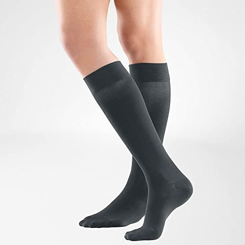 Bauerfeind VenoTrain look AD Kompressionsstrümpfe CCL1 XL normal anthrazit long
