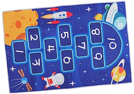 Gadpiparty Krabbelteppich Mit Cartoon-Motiv Für Kinderzimmer rutschfeste Fußmatte Aus Hochwertigem Material Spielteppich Für Jungen Und Mädchen