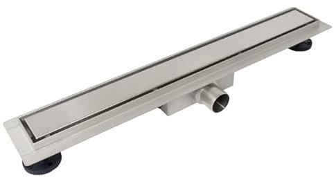 KOLMAN Duschrinne Bodenablauf Komplettset DUPLEX NEXT 130 cm Silber Duschablauf Abflussrinne Dusche
