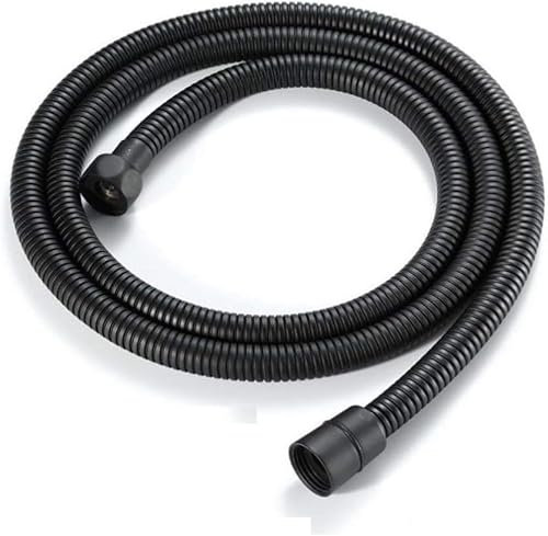 vent cover extractor fan vent cover Matt Black 1.5m 2m Soft Shower Pipe Common Bathroom Water Pipe Stainless Steel Shower Pipe (Color : 150cm, Size : Onecolor)