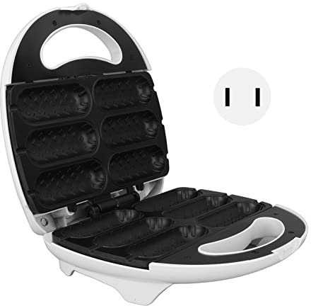 NSHGFUC(良い) Máquina for Hacer Perros de maíz, Panadero de Cocina eléctrico Antiadherente, for Perros Calientes en un palito, Queso, palitos de Mozzarella, Cake Pops, Barbacoa, Regalo de cumpleaños