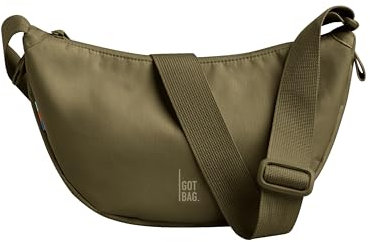 GOT BAG Crossbody Moon Bag | Halbmond Handtasche Wasserabweisend | Stylische Umhängetasche mit verstellbarem Gurt (crocodile, small)