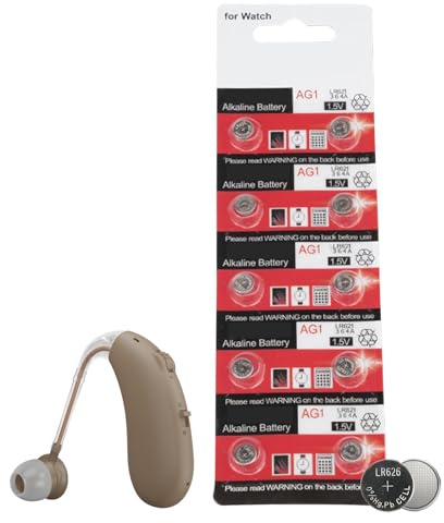 Eventerde - Pila de botón, pequeñas pilas redondas, paquete variado de pilas de botón de alta capacidad, 1,55 V, 10 paquetes pequeños de batería de disco AG1 AG4 para juguetes pequeños, audífonos