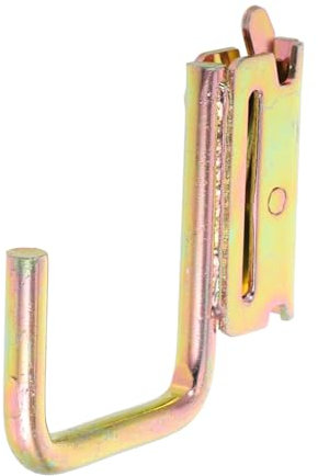 JUMPLAWN Gancio Etrack Zincato Per Garage e Furgoni Supporto Versatile Per Trailers Design Per Sicurezza e Stabilità Durante Trasporto Accessorio Per Rimorchi e Spazi Di Lavoro