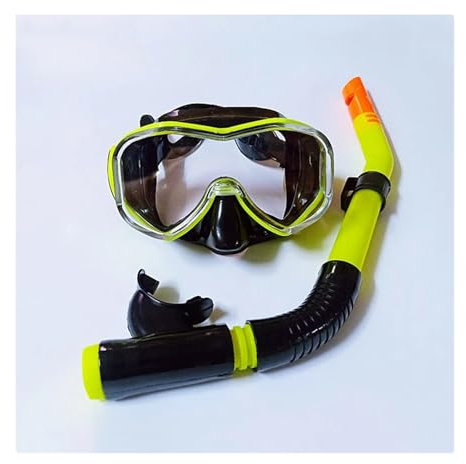LCQSYE Tauchmasken Schnorchel Set Volle Gesicht Maske Tauchen Brille Ausrüstung Tiefsee Anzug Voll Gehärtetem Glas Erwachsene Schnorchelmaske