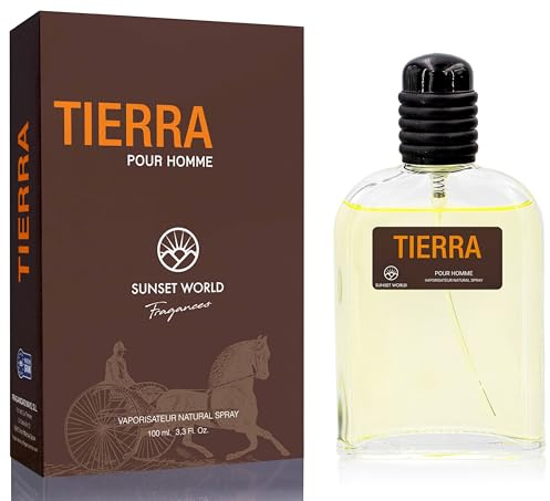 Tierra - Compatible avec Terre D'Herm. Eau De Cologne Intense 100 ml, Parfum Pheromone pour Homme, Parfum Generique