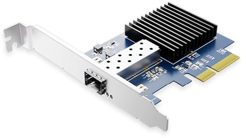 KieTeiiK Carte réseau Fibre Opt 10G PCIExpress PCIE3.0 Opt Port pour montage vidéo 4K/8K et datacenters carte réseau fibre