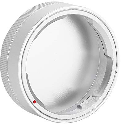 XCHYEAM Professional Metal Rear Lens Cap for M Mount Camera Lenses, Durable Alloy Rear Cap, Protective Cover for Digital Camera and Camcorder Lens, Lightweight Design with Easy Insta (Silver)