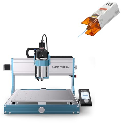 Genmitsu 3030-PROVer MAX CNC-Fräsmaschine + 10W Lasermodul, für Holz, Metall und Acryl