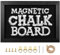 Okydoky Magnetische Kreidetafel mit Holzrahmen, Schreiben mit Kreide, zum vertikalen oder horizontalen Aufhängen, Magnetsammelbrett, mit Hanfseil zum Aufhängen, 22 * 32cm, HB-BK-2232