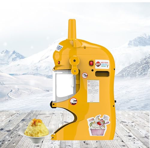 MQL-HDX Snow Cone Machine Ice Shaver Planer Electric Block Ice Crusher Snowflake Shaved Ice Machine 220V.,B